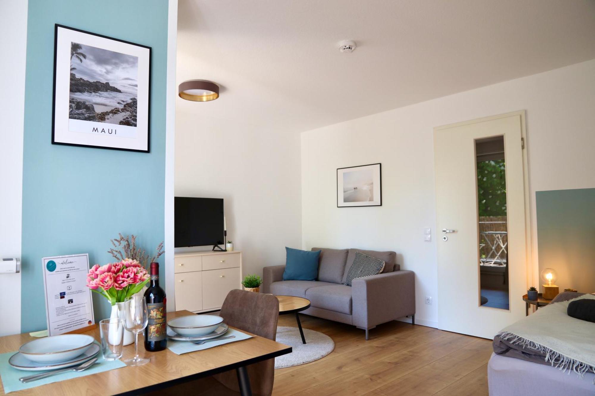 Gemuetliches 1R Apartment Mit Balkon, Parking, Tv Streaming 马格德堡 外观 照片